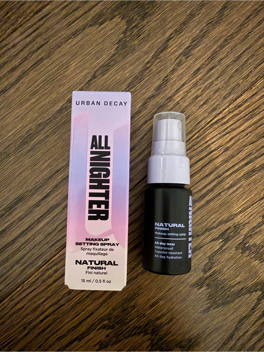 URBAN DECAY All Nighter Waterproof Natural Finish Setting Spray Mini - 15ml